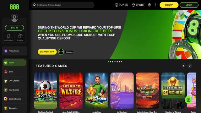 888sport casino screenshot